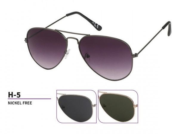 Kost Eyewear H5, H collection, Sunglasses, Black / Nickel